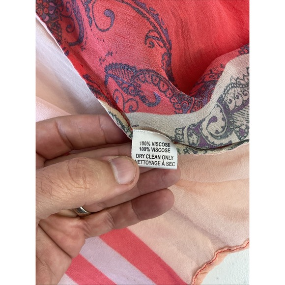 Anthropologie Floreat Women's Sheer Floral Kimono Cardigan Boho butterfly sleeve - Picture 5 of 9